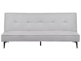 Fabric Sofa Bed Light Grey ESSVIK