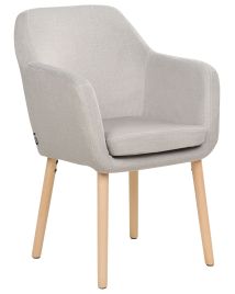 Velvet Dining Chair Taupe YORKVILLE II