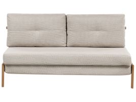 Fabric Sofa Bed Beige EDLAND