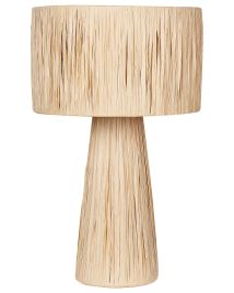 Raffia Table Lamp Natural WELMEL