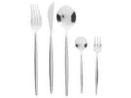 30 Piece Cutlery Set Silver RIGATONI