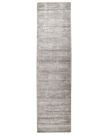 Viscose Area Rug 80x300cm Light Grey