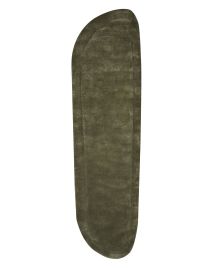 Viscose Area Rug 80x250cm Dark Green