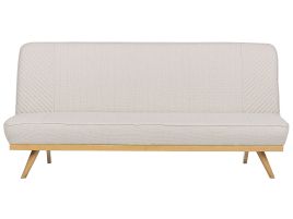 Fabric Sofa Bed Beige KALFAFELL