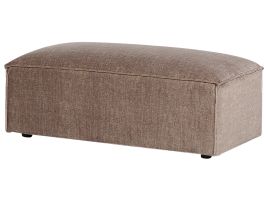 Fabric Ottoman Brown HELLNAR
