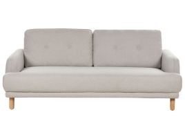 3 Seater Fabric Sofa Taupe TUVE