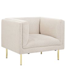 Fabric Armchair Beige MOEN