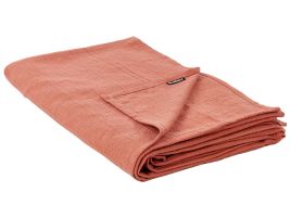 Cotton Bedspread 150 x 200 cm Red MARAKA