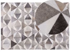 Cowhide Area Rug 160x230cm Grey