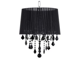 3 Light Chandelier Black EVANS