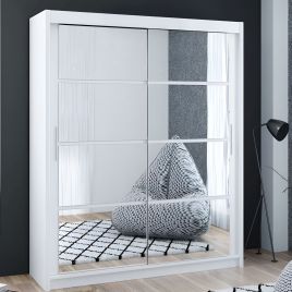 Dexter Sliding Door 160cm Wardrobe - White