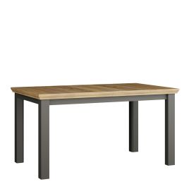 ELMRIDGE Rectangular Dining Table - Wolfram Grey with Mauvella Oak