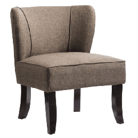 Dorchester Luxurious Beige Fabric Chairs - Set of 2