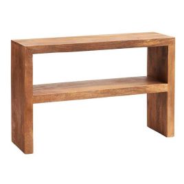 Stella Light Mango Wood Console Table - Matt Finish