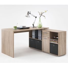 Claire Versatile Design Corner Desk - Oak Effect