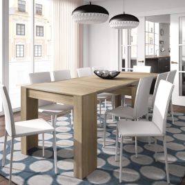 Claire Range Extending Dining Table - Oak Effect