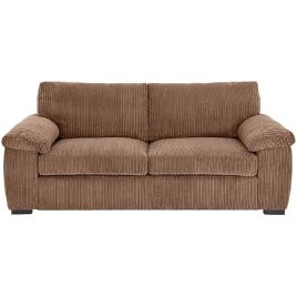 3 Seater Sofa - CORDURA Full Back Jumbo Cord Sofa Beige