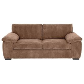 2 Seater Sofa - CORDURA Full Back Jumbo Cord Sofa Beige
