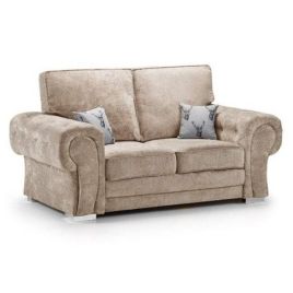 Verona High Back 2 Seater Sofa with Optional Extras - Mink