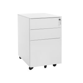 White Steel File Cabinet