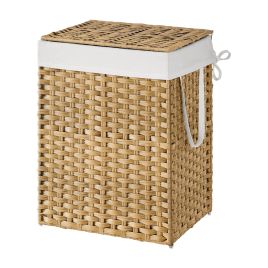 CRSIXO Triple Laundry Hamper with Lid - Grey