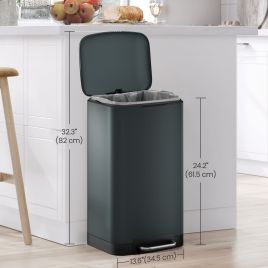 HEMULI Kitchen Bin 30L - Grey