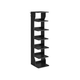 AVOON Shoe Rack - 6 Tier Storage Tall Large Sized Rack - Black