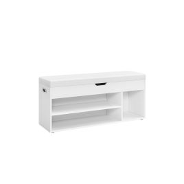 Storage Bench with Padded Seat