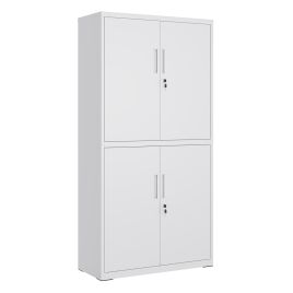 PAVEPA Metal Garage Storage Cabinet - Matte Grey