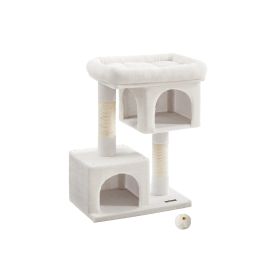 Cat Tree - AVORAE 84 cm Tall Scratching Post - White