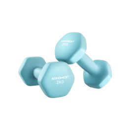 Set of 2 Dumbbells 2 x 2 kg Light Blue