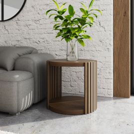 ZARA Side Table - Walnut