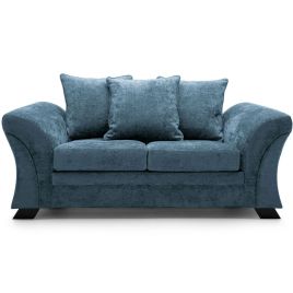 Lloyd Crushed Chenille 2 Seater - Dark Blue