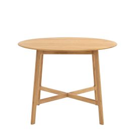 THORNWELL Round Dining Table - Medium Oak