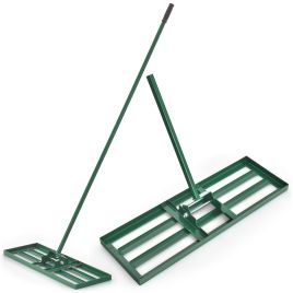 COMO Lawn Leveling Rak with Ergonomic Handle-75 x 25 cm-Green