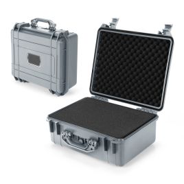 SVARO Waterproof Hard Case with Foam Insert-34x31x16cm-Grey