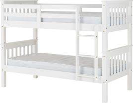 Neptune 3ft Single Bunk Bed - White