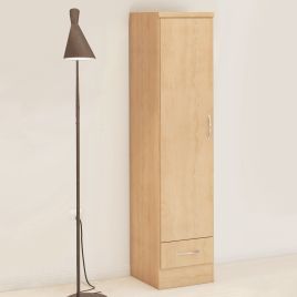 Wardrobe - NEWBIGGIN 1 Door Wardrobe Sonoma Oak Effect 40cm