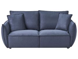 CLIFDEN Fabric 3 Seater Sofa - Dark Blue