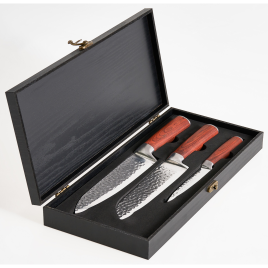 JASTREL Knives Set of 3 - Brown