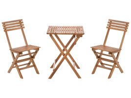 YENDEN Garden Bistro Set Folding - Brown