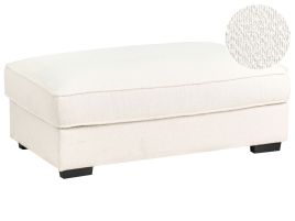 INVERLEIGH Boucle Fabric Ottoman Seat - Off White
