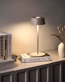 MADUXA Wireless LED Table Lamp with Dimmer - Beige