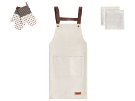 LODDONWELL Kitchen Textiles Set - Beige