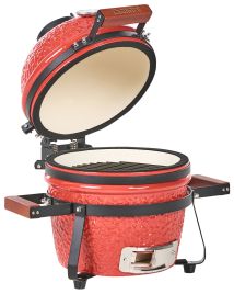 SHENTONMERE Mini Charcoal BBQ Grill - Red