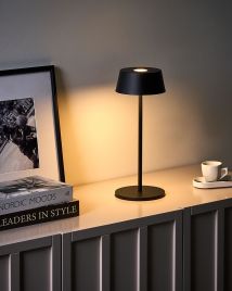 MADUXA Wireless LED Table Lamp with Dimmer - Black