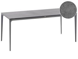 MERTONLEIGH Garden Dining Table Stone Effect - Dark Grey
