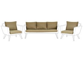 HUNSDEN Outdoor Cushion Cover Set of 9 - Olive Green