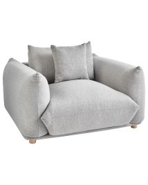 Armchair - LVUOS Fabric Light Grey