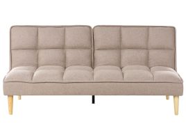 3 Seater Sofabed - SUJLAN Fabric Light Brown